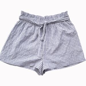 Urban Outfitters High Rise Plaid Shorts Sz L